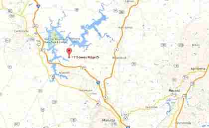 Acwortg Georgia Map Location Of Boones Ridge