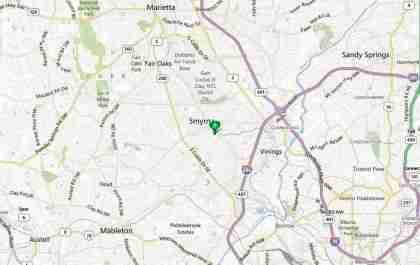 Map Location Smyrna Villas At Montclair