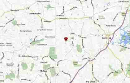 Map Location Cumming GA Ivey Manor Community